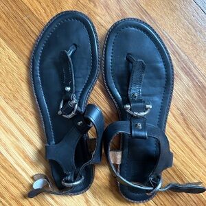 Frye sandals, black size 6.5